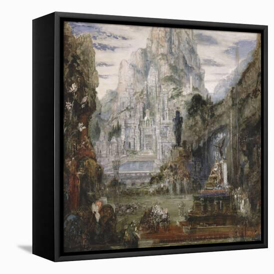 Triomphe d'Alexandre le Grand-Gustave Moreau-Framed Stretched Canvas