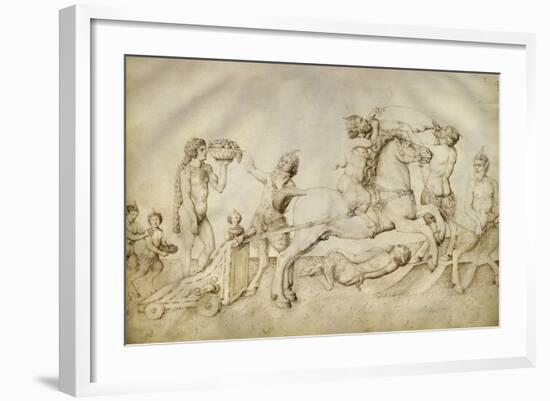 Triomphe de Bacchus-Jacopo Bellini-Framed Giclee Print