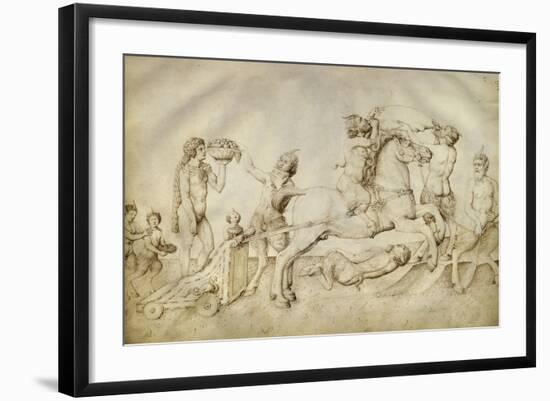 Triomphe de Bacchus-Jacopo Bellini-Framed Giclee Print