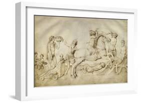 Triomphe de Bacchus-Jacopo Bellini-Framed Giclee Print