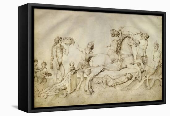Triomphe de Bacchus-Jacopo Bellini-Framed Stretched Canvas
