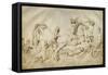 Triomphe de Bacchus-Jacopo Bellini-Framed Stretched Canvas