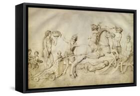 Triomphe de Bacchus-Jacopo Bellini-Framed Stretched Canvas