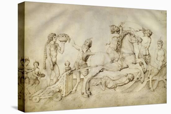 Triomphe de Bacchus-Jacopo Bellini-Stretched Canvas