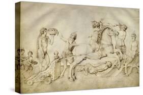 Triomphe de Bacchus-Jacopo Bellini-Stretched Canvas