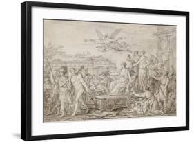 Triomphe de la Constitution de 1793-Joseph Marie Vien-Framed Giclee Print