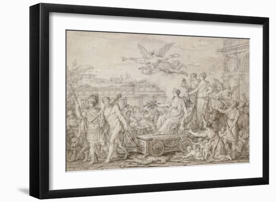 Triomphe de la Constitution de 1793-Joseph Marie Vien-Framed Giclee Print