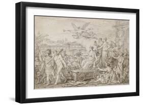 Triomphe de la Constitution de 1793-Joseph Marie Vien-Framed Giclee Print