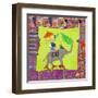 Trip in India-Mademoiselle Tralala-Framed Art Print