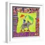 Trip in India-Mademoiselle Tralala-Framed Art Print