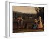 Trip to Caserta Royal Estates-Jacob Philipp Hackert-Framed Giclee Print