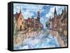 Trip to Europe I-Melissa Wang-Framed Stretched Canvas