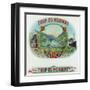 Trip to Norway Brand Cigar Box Label, Nautical-Lantern Press-Framed Art Print