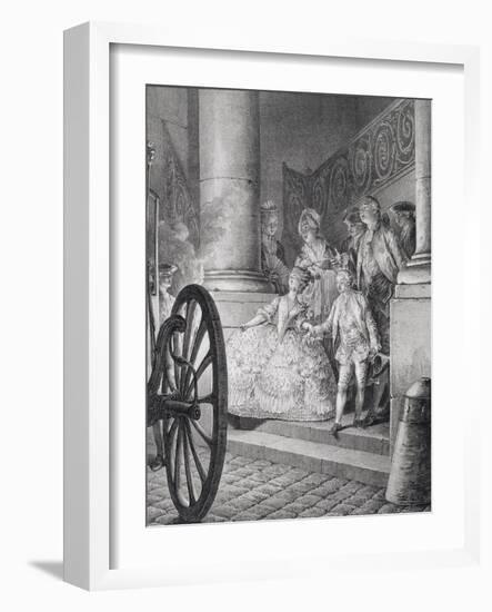 Trip to the Opera-Jean Michel the Younger Moreau-Framed Giclee Print