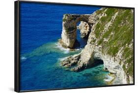 Tripitos Arch, Paxos, Paxi, Ionian Islands, Greek Islands, Greece, Europe-Tuul-Framed Photographic Print