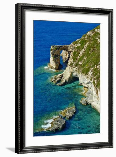 Tripitos Arch, Paxos, Paxi, Ionian Islands, Greek Islands, Greece, Europe-Tuul-Framed Photographic Print