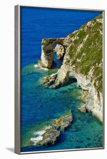 Tripitos Arch, Paxos, Paxi, Ionian Islands, Greek Islands, Greece, Europe-Tuul-Framed Photographic Print