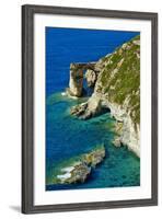 Tripitos Arch, Paxos, Paxi, Ionian Islands, Greek Islands, Greece, Europe-Tuul-Framed Photographic Print