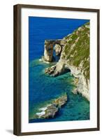 Tripitos Arch, Paxos, Paxi, Ionian Islands, Greek Islands, Greece, Europe-Tuul-Framed Photographic Print