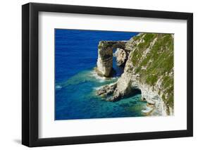 Tripitos Arch, Paxos, Paxi, Ionian Islands, Greek Islands, Greece, Europe-Tuul-Framed Photographic Print