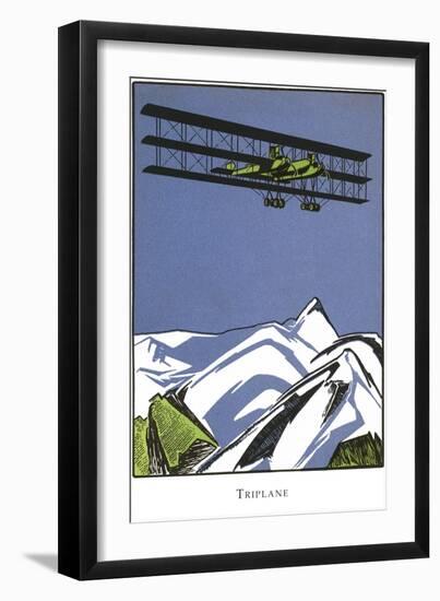 Triplane-null-Framed Art Print