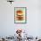 Triple Burger-null-Framed Art Print displayed on a wall