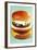 Triple Burger-null-Framed Art Print