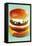 Triple Burger-null-Framed Stretched Canvas