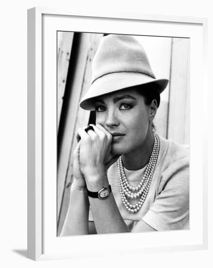 Triple Cross, Romy Schneider, 1967-null-Framed Photo