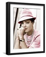 TRIPLE CROSS, Romy Schneider, 1967-null-Framed Photo