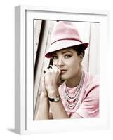 TRIPLE CROSS, Romy Schneider, 1967-null-Framed Photo