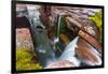 Triple Falls, Glacier National Park, Montana-Russ Bishop-Framed Photographic Print