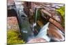 Triple Falls, Glacier National Park, Montana-Russ Bishop-Mounted Photographic Print