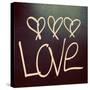 Triple Love and Hope I-Gail Peck-Stretched Canvas