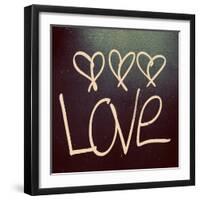 Triple Love and Hope I-Gail Peck-Framed Premium Photographic Print