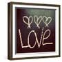 Triple Love and Hope I-Gail Peck-Framed Photographic Print