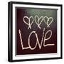 Triple Love and Hope I-Gail Peck-Framed Photographic Print