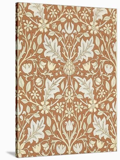 Triple Net Wallpaper, Paper, England, Late 19th Century-William Morris-Stretched Canvas