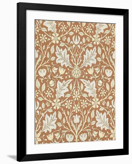 Triple Net Wallpaper, Paper, England, Late 19th Century-William Morris-Framed Giclee Print