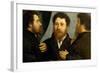 Triple Portrait of Goldsmith-Lorenzo Lotto-Framed Giclee Print