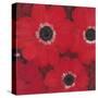 Triple Red Anemone-Ivo-Stretched Canvas