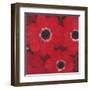 Triple Red Anemone-Ivo-Framed Art Print