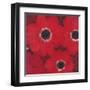 Triple Red Anemone-Ivo-Framed Art Print