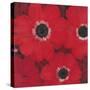 Triple Red Anemone-Ivo-Stretched Canvas