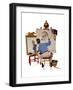 "Triple Self-Portrait", February 13,1960-Norman Rockwell-Framed Premium Giclee Print