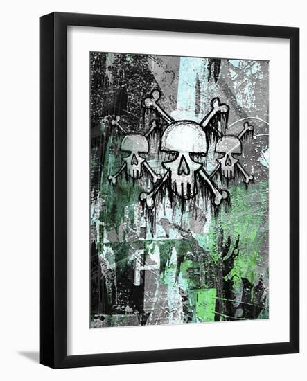 Triple Skulls-Roseanne Jones-Framed Giclee Print