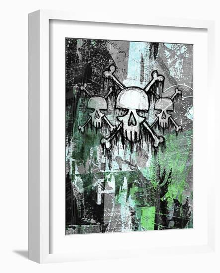 Triple Skulls-Roseanne Jones-Framed Giclee Print