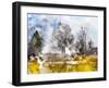 Triple Tree-Chamira Young-Framed Art Print