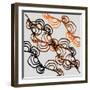 Triple Twist-Ruth Palmer-Framed Art Print