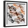 Triple Twist-Ruth Palmer-Framed Art Print